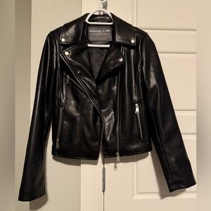 Women’s faux leather jacket